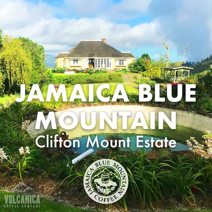 Jamaican Blue Mountain Coffee Clifton Mount Estate 100% Certified Ground Fresh Roasted 5 lbs
