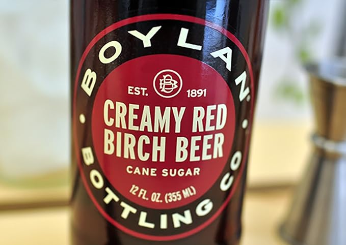 Boylan Soda Creamy Red Birch Beer 12 Fl Oz (12 Glass Bottles)