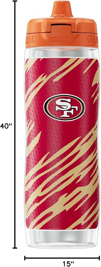 Gatorade Gx NFL Non-Slip Squeeze Bottles Gx Hydration System &amp Gx Sports Drink Concentrate Pods