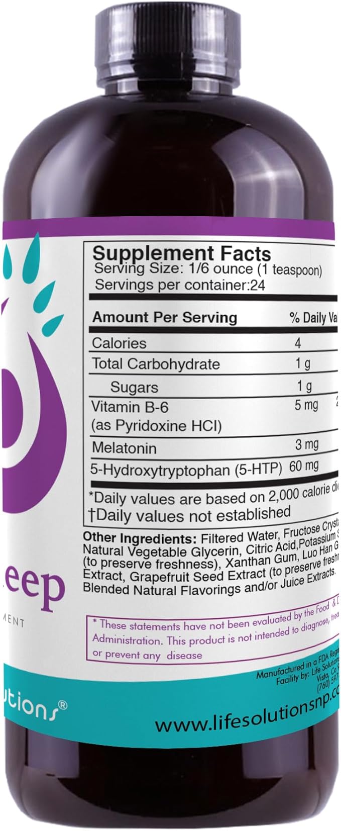 Life Solutions Liquid Natural Sleep 4 floz