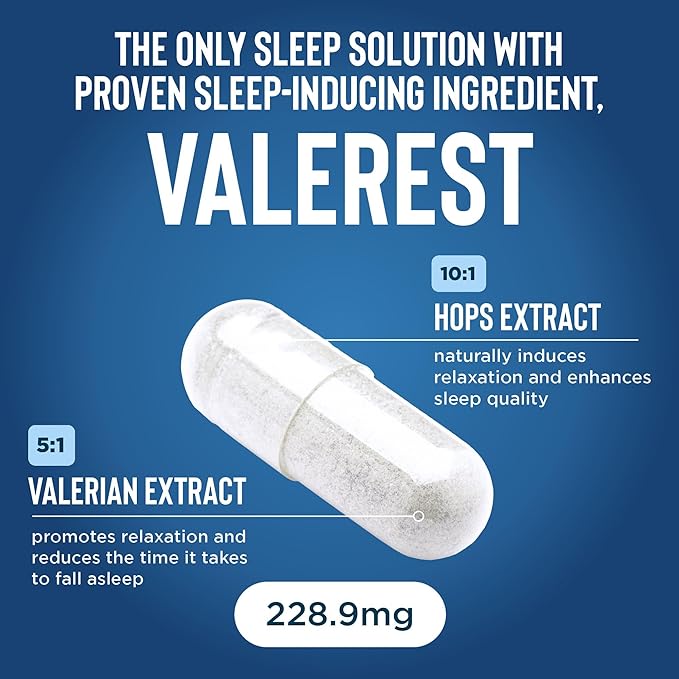Relaxium Sleep Aid – Professional Strength Formula for Adults | 5mg Melatonin Magnesium Glycinate Valerest &amp Ashwagandha | Non-Habit Forming Sleep Support | 60 Capsules 30-Day Supply
