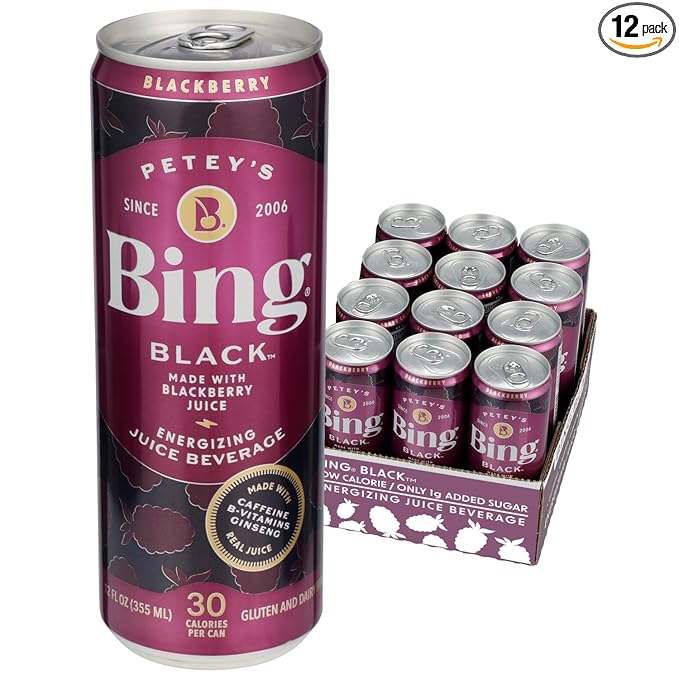 Bing Beverage Company Bing Black 12 Fl Oz (Pack of 12)