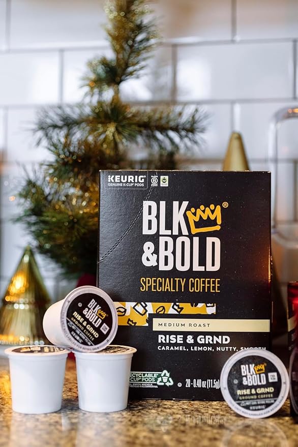 BLK &amp Bold Brighter Days Keurig Single Serve K-Cup Coffee Pods Premium Light Roast 100% Arabica Beans 60 Count (6 Packs of 10)