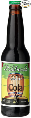 Filbert's COLA OLD TIME CHICAGO SODA - exceptionally smooth  12-Ounce Glass Bottle (Pack of 12)