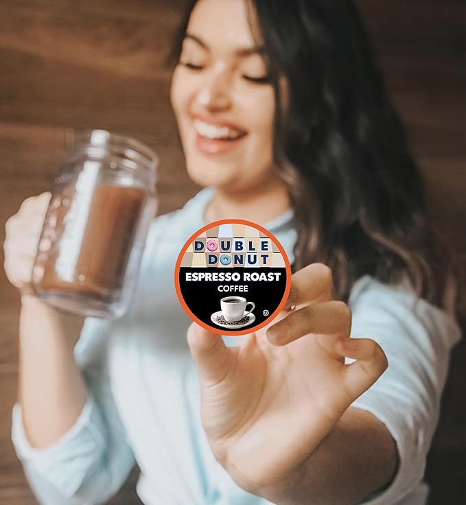 Espresso Coffee Pods (80 Pack) Dark Espresso Roast Coffee Single-Serve Pods for Keurig K Cup Brewer Machines
