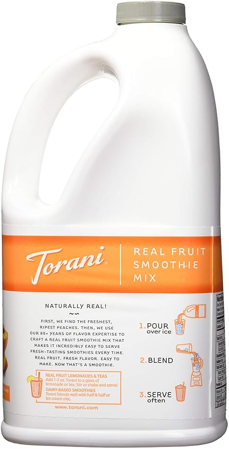 Torani Real Fruit Smoothie Peach Mix