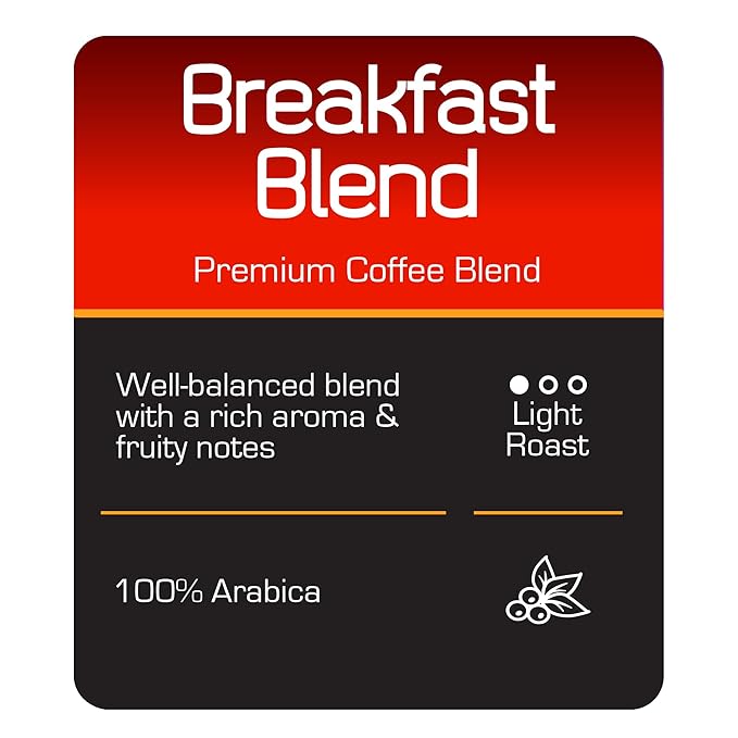 Roast Ridge Coffee 2.0 oz. Portion Pack Pre-Measured for Single Pot of Coffee Breakfast Blend 40 Pouches