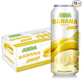 AZRA 100% Banana Juice 500 ml Can (Pack of 12) – Real Fruit Beverages with No Sugar Added – Healthy Drinks and Fresh Juice – Natural 100 Percent Fruit Drink – 16.9 fl oz Cans