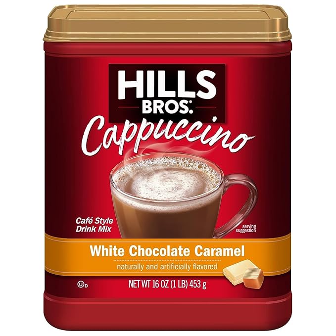 Hills Bros White Chocolate Caramel 16 oz. (Pack of 6)
