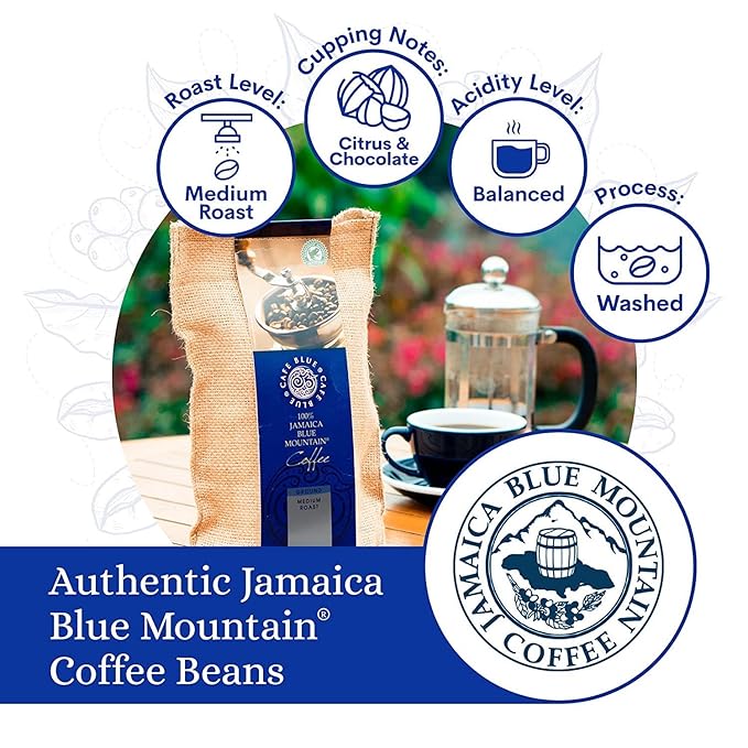 Cafe Blue Coffee 3 (Blue Mountain Blend Bean 8 oz)