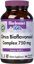 Bluebonnet Citrus Bioflavonoid Complex 750 mg Immune System Support - Hesperidin Citrus Bioflavonoids from Oranges Lemons Grapefruit &amp Limes - Non-GMO Vegan Gluten-Free - 90 Veggie Capsules