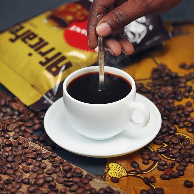AFRICAFE - Organic Instant Coffee - Tanzania - 100% Arabica and Robusta - 200g Resealable Pouch