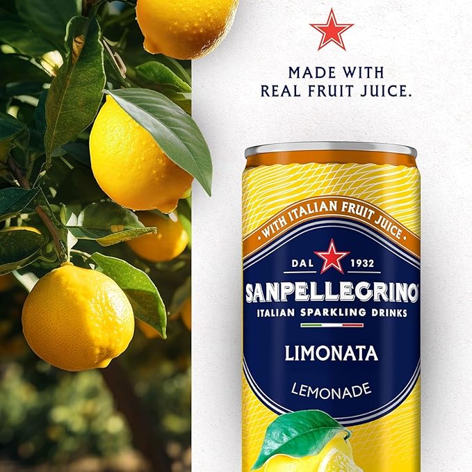 San Pellegrino Sparkling Fruit Beverages Variety Pack - 11.15 Fl Oz Cans (12 Pack)