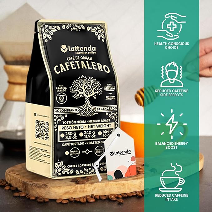 Cafetalero Colombian Gourmet Coffee: Superior Craftsmanship for Discerning Palates - 2 Pack 454g Ground Presentation