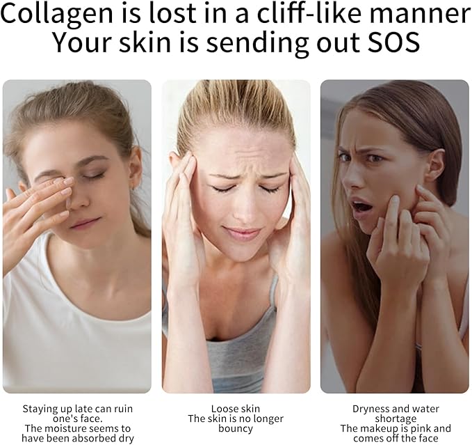 Collagen Peptides CapsulesHydrolyzed Collagen peptides Type I II III V XCare for Hair Skin and Nailsfor Men and Women 60 Capsules