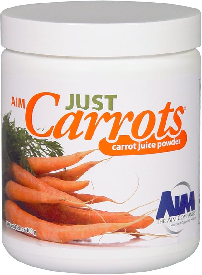 AIM Just Carrots for great carrot juice net wt14.1oz/400g