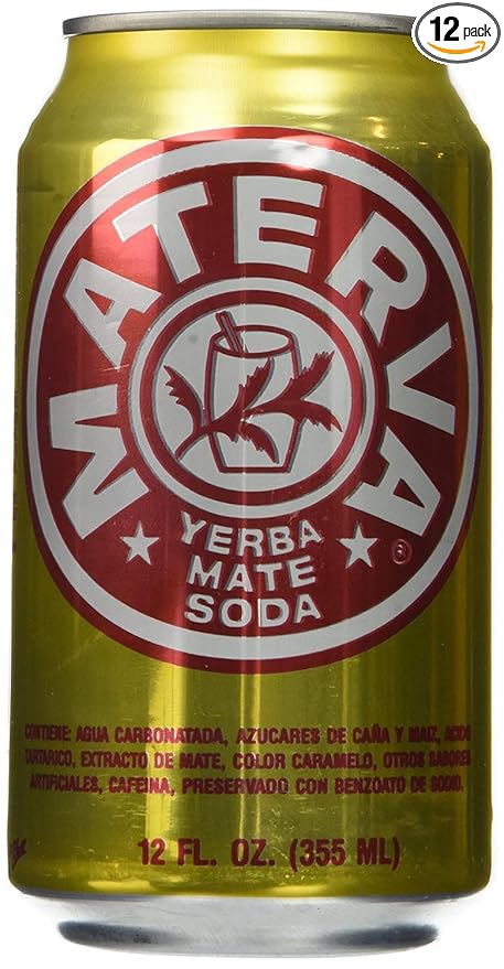 Materva Yerba Mate Soda (12 Pack Total of 144fl.oz)