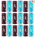 Alani energy drink Cherry Bomb &amp Blue slush variety pack 18 cans - Sugar Free Low Calorie Energy Drinks - Pre Workout Performance Zero Sugar 12 Fl Oz Cans