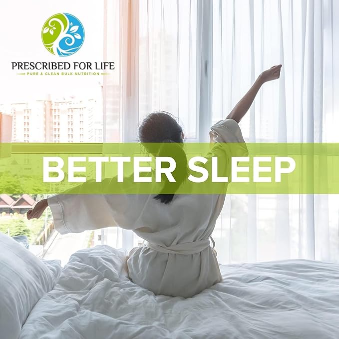 Prescribed For Life Melatonin Powder Natural Melatonin for Adults Rich in Antioxidants Gluten Free Vegan Non GMO Kosher No Fillers (4oz / 113g)