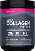 NeoCell Super Collagen Peptides Powder | 30 Servings | Unflavored | Types I &amp III | Grass Fed Bovine Supplement | Hair Skin &amp Nails | for Women and Men