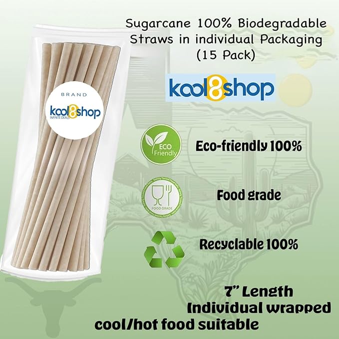 Welch's 100% White Grape Juice Drink 96 fl oz Plastic Bottle 2 Pack + 15 Sugarcane Disposable Straws by Kool8shop Infinite Deals