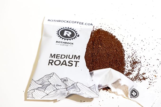 Rothrock Coffee - Medium Roast - Pre-Ground Fractional Coffee - 2.25 Ounce 36 Count
