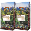 Low Acid Organic Coffee – Whole Bean Mold-Free &amp Stomach Friendly by Java Planet Papua New Guinea Single Origin Coffee Dark Roast Smooth Full Flavored 2x1LB Bag