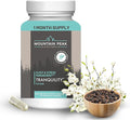 Mountain Peak Nutritionals Tranquility Formula - Supports Brain Health Sleep &amp Stress Management - Vitamin B6 Vitamin B12 and Adaptogens - Hypoallergenic Dietary Supplement (90 Vegetarian Capsul
