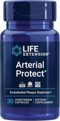 Life Extension Arterial Protect - Blood Pressure Supplement for Heart Health - with gotu kola and Pycnogenol Dried French Maritime Pine bark extracts - Gluten-Free Non-GMO Vegetarian - 30 Capsules
