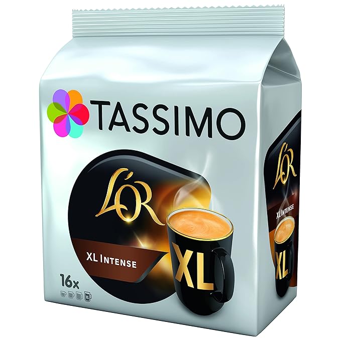 TASSIMO L'OR XL Intense Coffee Pods 5 Pack (80 Drinks)