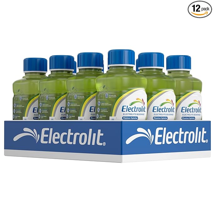 Electrolit Electrolyte Beverage Cucumber-Lime 21 Fl Oz bottle (Pack of 12)