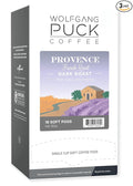 Wolfgang Puck Coffee Provence French Roast 9.5 Gram soft Pods 18 Count (Pack of 3)