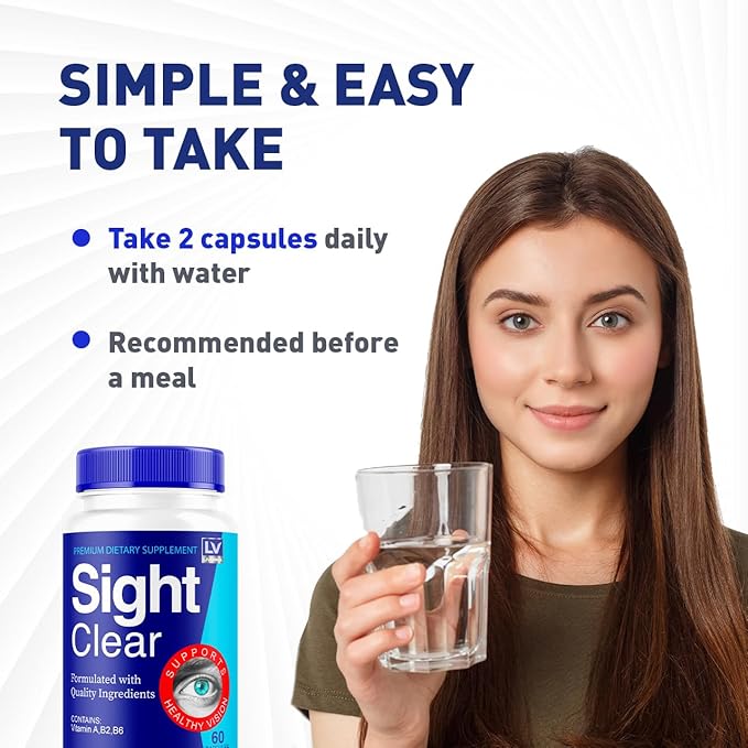 LIVORKA Sight Clear 20/20 Vision Support Supplement For Eyes - 3 Month Supply - Pack Of 3