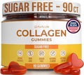 Sugar-Free Marine Collagen Gummies (90 Collagen Chews) Potent 500mg Collagen Gummy for Hair Growth Healthier Skin &amp Nails Pore Reducer &amp Elasticity Hydrolyzed Gluten Free Boosted w Shuddha