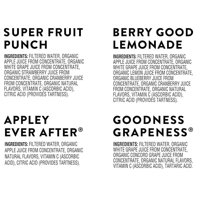 Honest Kid Assorted Organic Juice Drink Variety Pack 6 Fl Oz (40 Count)