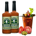 SPOOKY - Green Olive Bloody Mary Mix - Made With All Premium Natural Ingredients - No Artificial Color or Flavor - No Preservative No MSG Low Carb Low Calorie &amp Gluten Free - 32 Oz (Pack of 2)