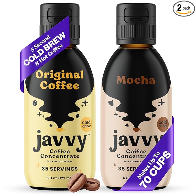 Coffee Concentrate Bundles - Cold Brew Coffee Perfect for Hot or Iced Instant Coffees Hot Drinks Cold Brew Concentrate - Original &amp Mocha