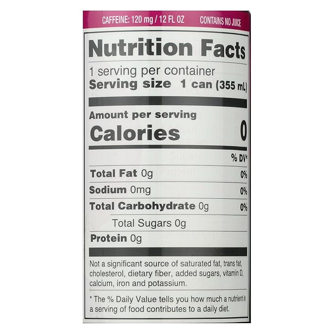 ZEVIA DRINK ENERGY RASPBRY LM - Pack of 12