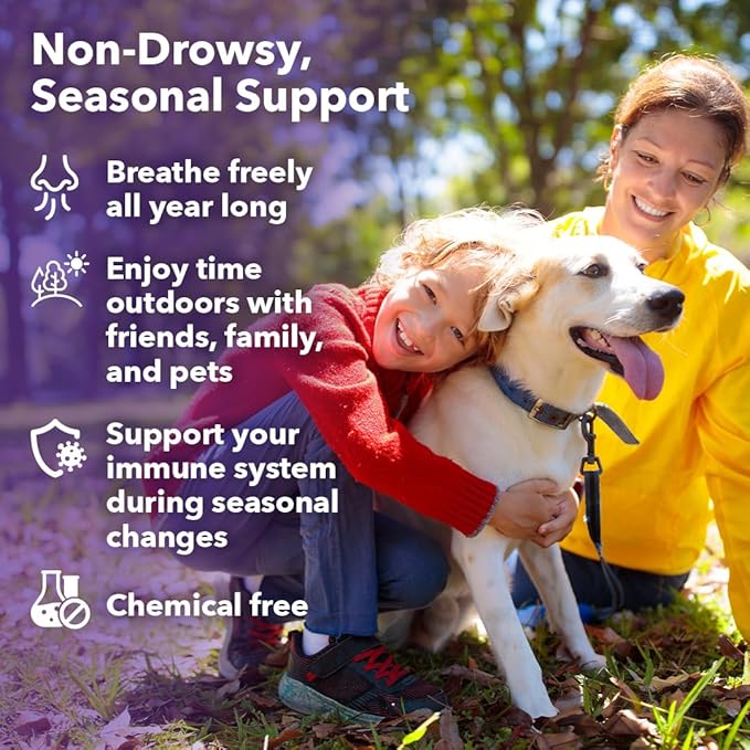Breathe-X - Allergy &amp Sinus Relief Supplement - Supports Sinuses &amp Nasal Discomfort - Non-Drowsy &amp Fast-Acting - Quercetin Bromelain Citrus Bioflavonoids Nettle Leaf &amp Vitamin C - 9