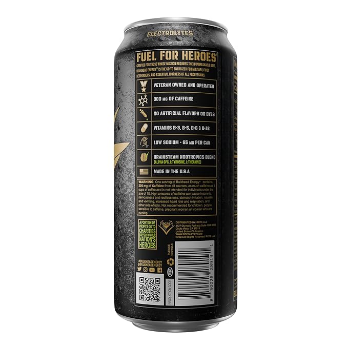 Bravo Yuzu Energy Drink (12 Pack) - Honeydew Melon &amp Yuzu Nootropic Drink - Zero Sugar Energy Drinks w/ 300mg Caffeine &amp Vitamins - Power Drinks for First Responders Athletes Veterans