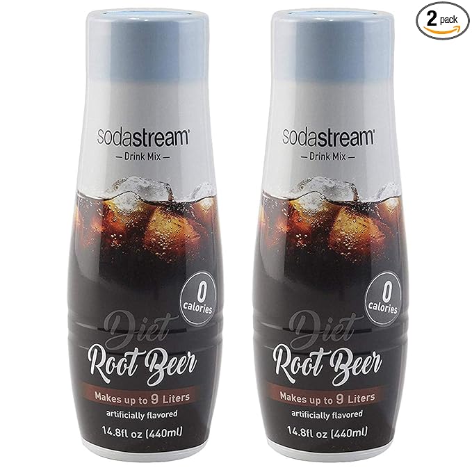 SodaStream Diet Root Beer 440ml 2 Pack 14.8 Fl Oz