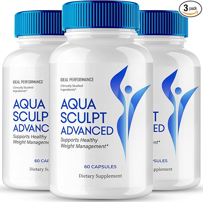 Aqua Sculpt Capsules Official Aqua Sculpt Supplement Pills - Maximum Strength All Natural Keto Capsule to Sustain Active Lifestyle &amp Fitness Goals Overall Health Sculpt Reviews (3 Pack)