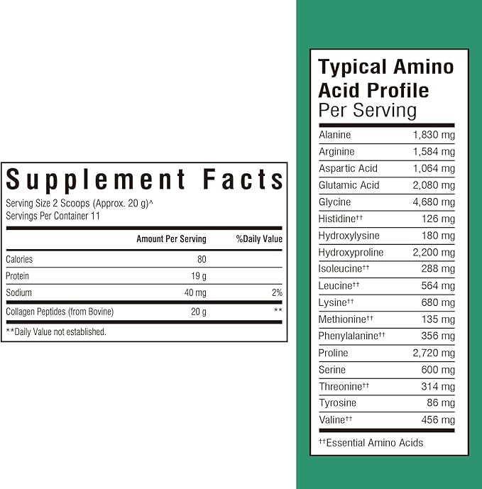 Odorless Garlic Extra Strength 100:1 Extract Heart &amp Immunity Antioxidant Defense 180 Softgels and Bovine Collagen Peptides Powder for Women and Men 8oz