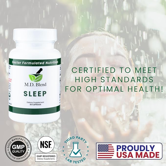 Sleep + Plant Stem Cell Eye Serum Natural Supplement with L-Theanine Ashwagandha Magnesium Valerian Root Melatonin - Non-Habit Forming Formula for Rejuvenating
