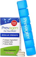 Prevagen Regular Strength - 60 Capsules (2 Month Supply) | Formulated for Your Brain | 10mg of Apoaequorin Plus Vitamin D3 with 7-Day Pill Minder