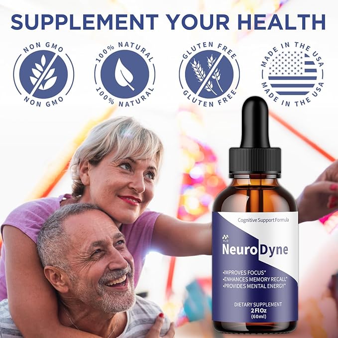 (2 Pack) Neurodyne Drops Official Neuro Dyne Liquid Drops with All Natural Ingredients Advanced Neurodyne Joint Health &amp Nerve Support Supplement with Premium Vitamins for Women &amp Men (60 Se
