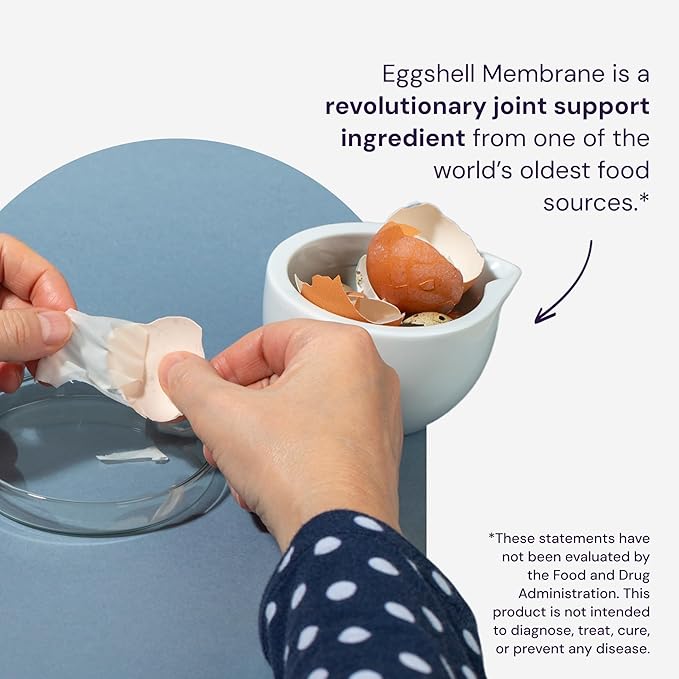 Healthy Origins Eggshell Membrane 500 mg (NEM Non-GMO Gluten Free Joint Support) 60 Veggie Caps