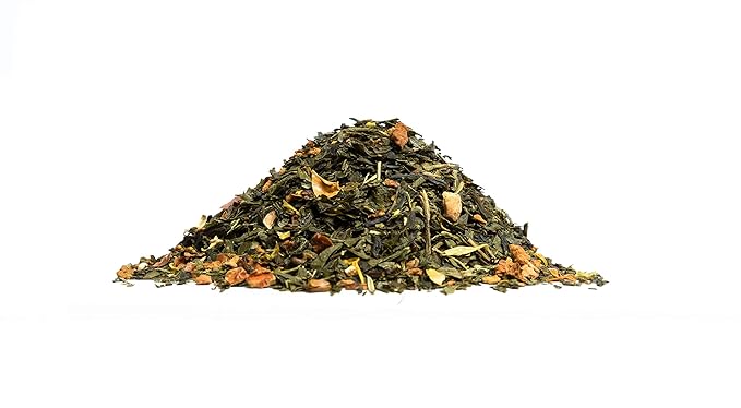 ROAR Organic Tropical Passion Green Tea Pyramid Bags 80 count (4 Boxes of 20 Bags Each)