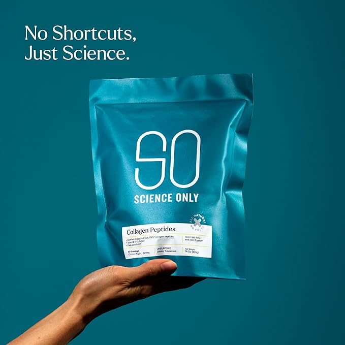 Certified Grass-Fed Collagen Peptides. LIAF Certified. 40 Servings.