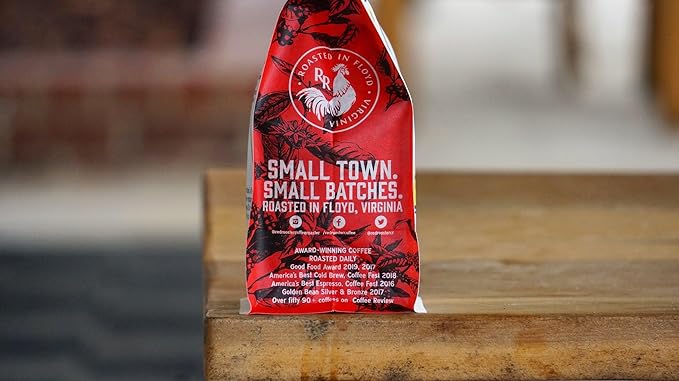 Red Rooster Coffee Blue Bird Breakfast Blend - Sweet Nutty Medium Roast Blend With Hints of Milk Chocolate - 12 oz. Whole Bean